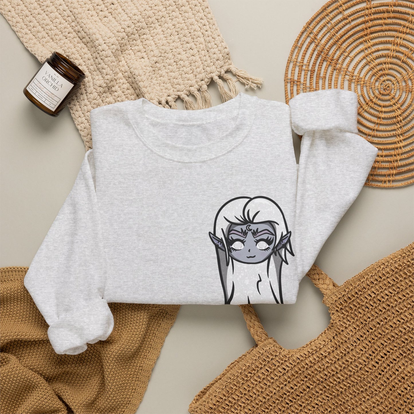Amaris the Moon Fairy Crewneck Sweatshirt
