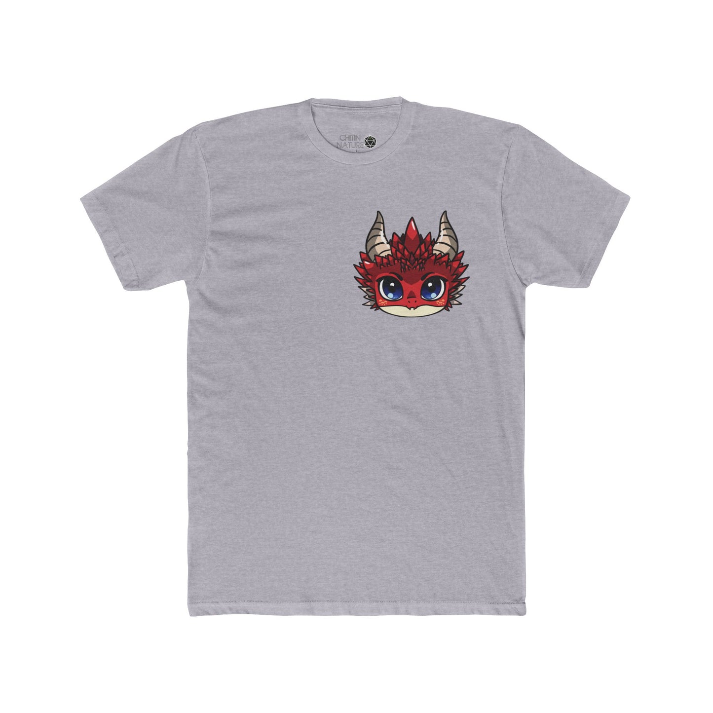 Ancalagor the Red T‑Shirt — Ancalagor Chest Patch & Back Wings Graphic Tee