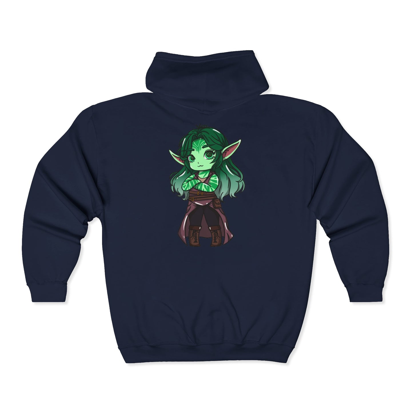 Anu Nnaki | Zip Up Hoodie | Chitin Nature