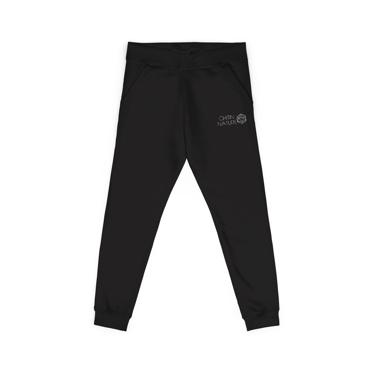 Embroidered Chitin Nature Sweatpants — Fleece Joggers