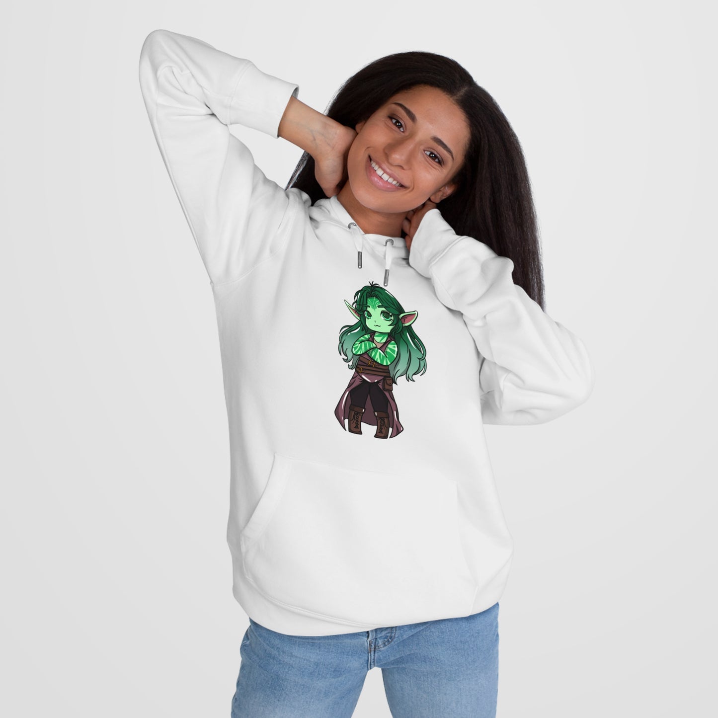 Anu Nnaki | Hoodie Pullover | Chitin Nature
