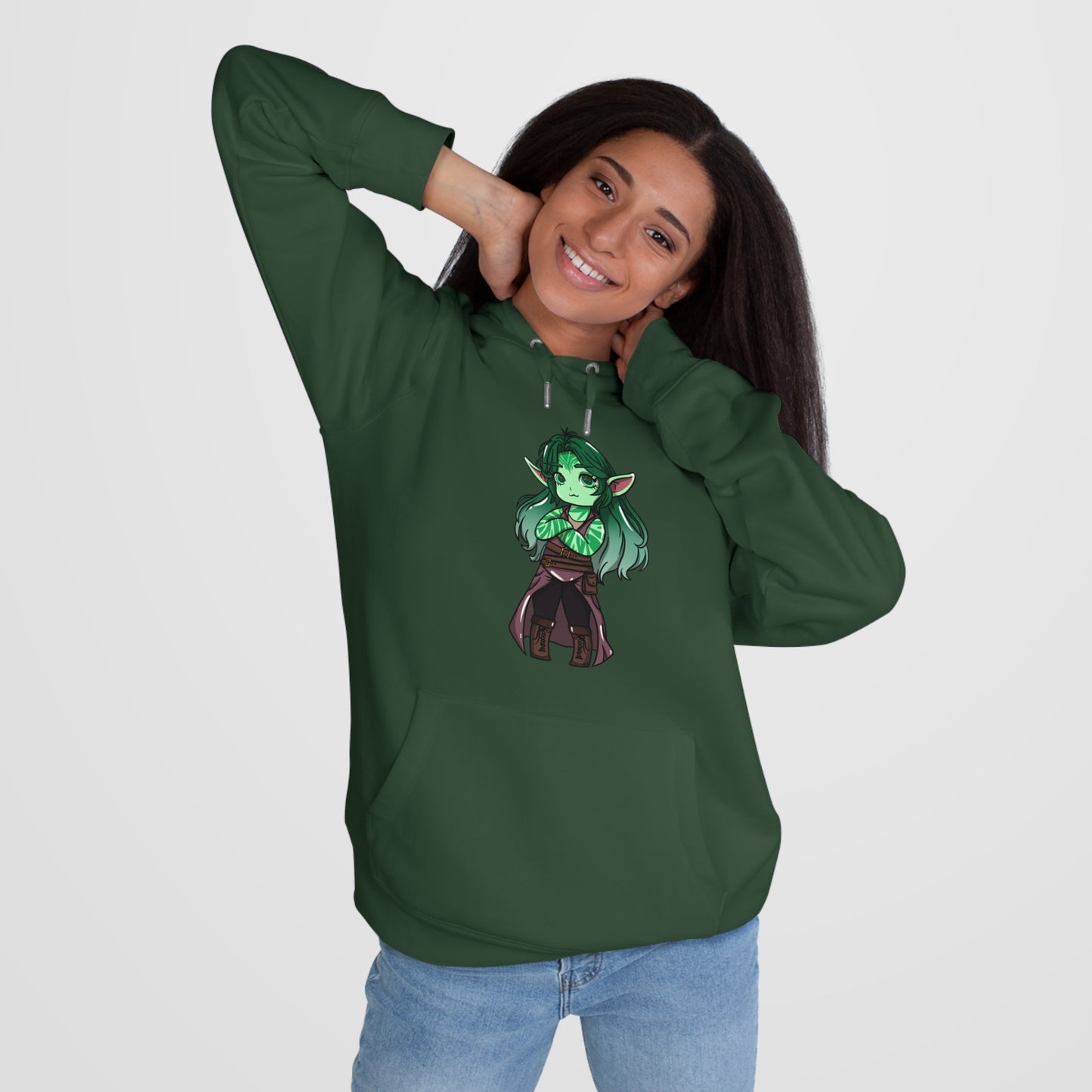 Anu Nnaki | Hoodie Pullover | Chitin Nature