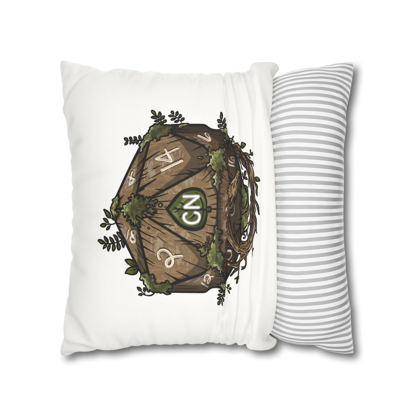Ancalagor the Red | Faux Suede Square Pillowcase Throw Pillow - (Pillow not include) | Chitin Nature