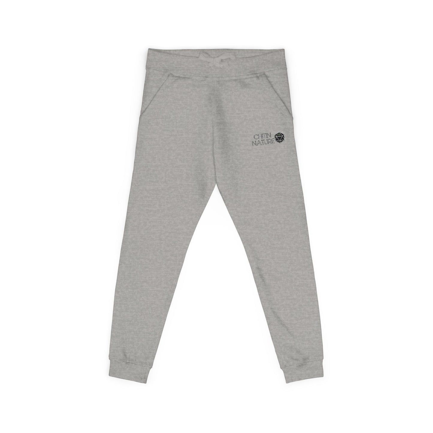 Embroidered Chitin Nature Sweatpants — Fleece Joggers