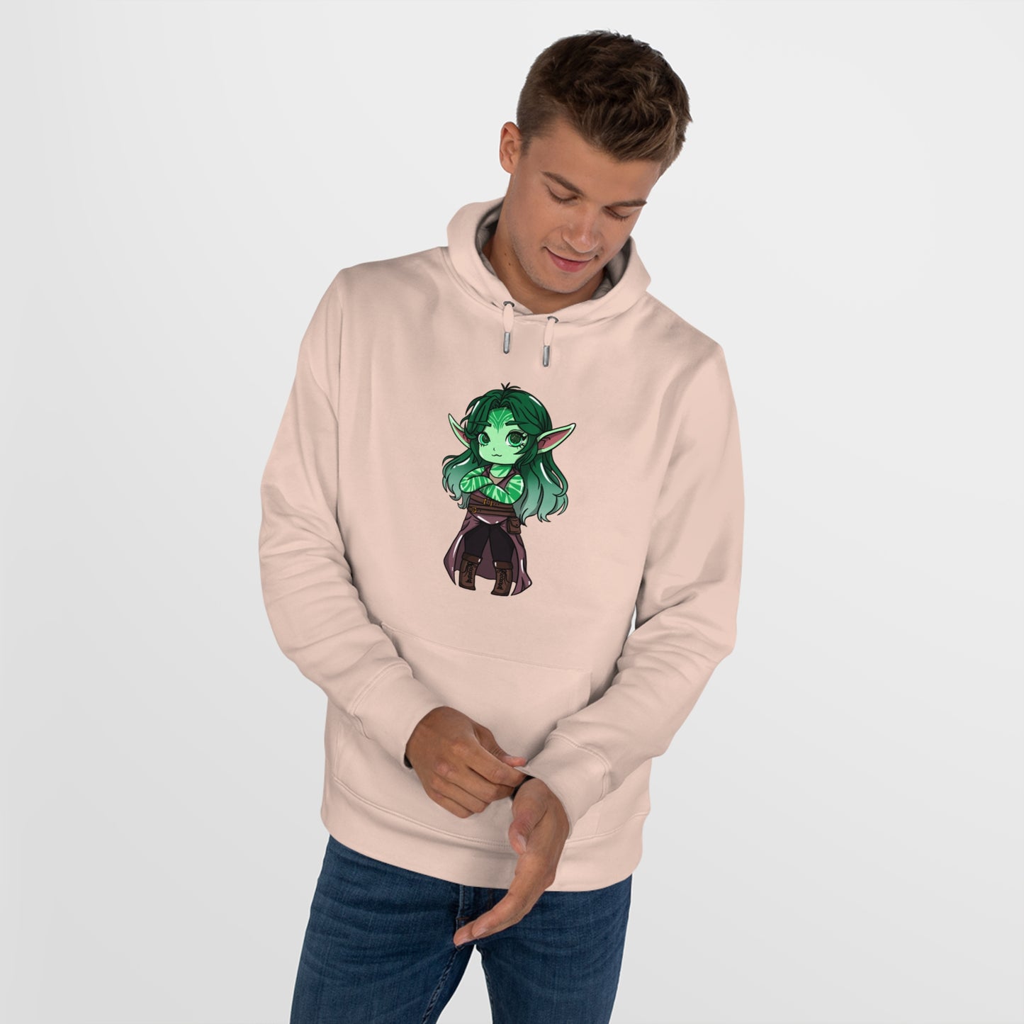 Anu Nnaki | Hoodie Pullover | Chitin Nature