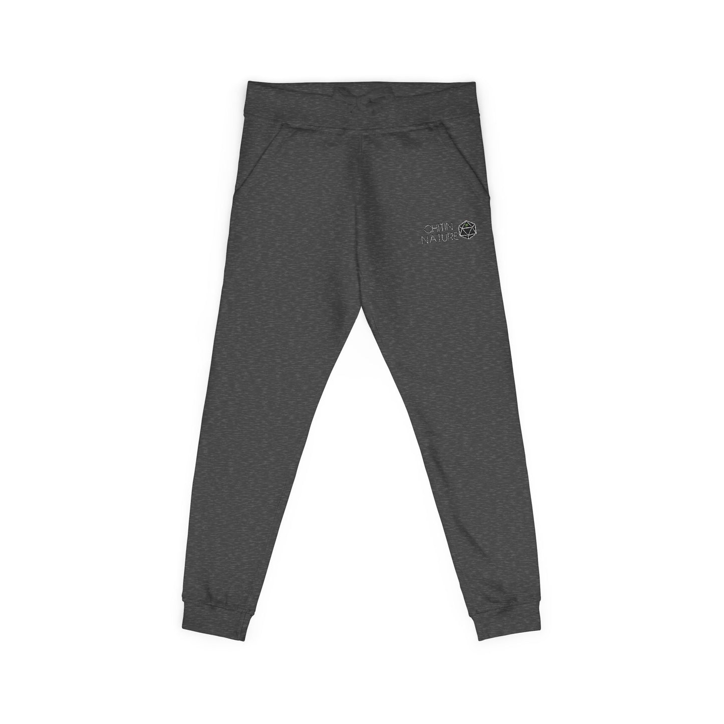 Embroidered Chitin Nature Sweatpants — Fleece Joggers
