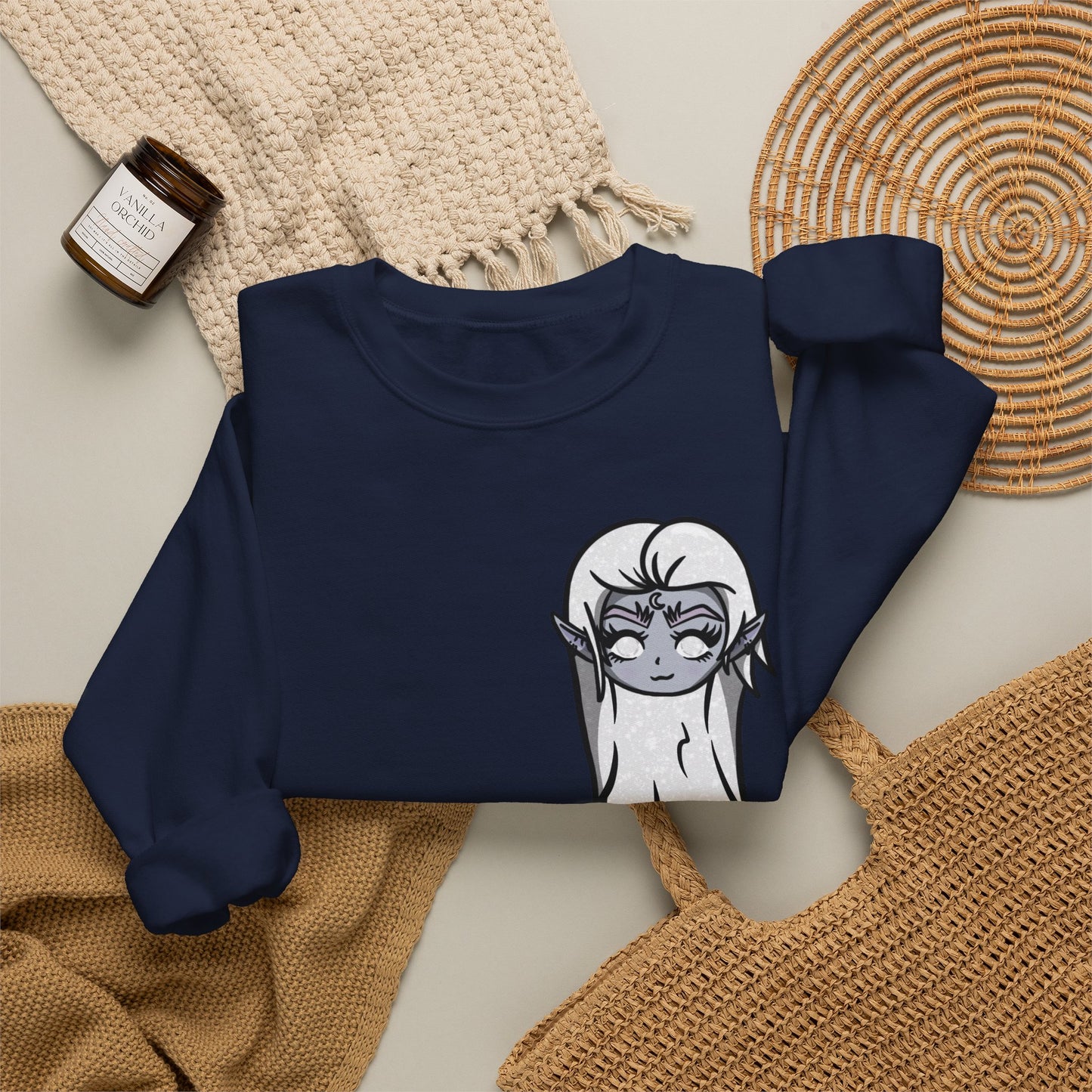 Amaris the Moon Fairy Crewneck Sweatshirt