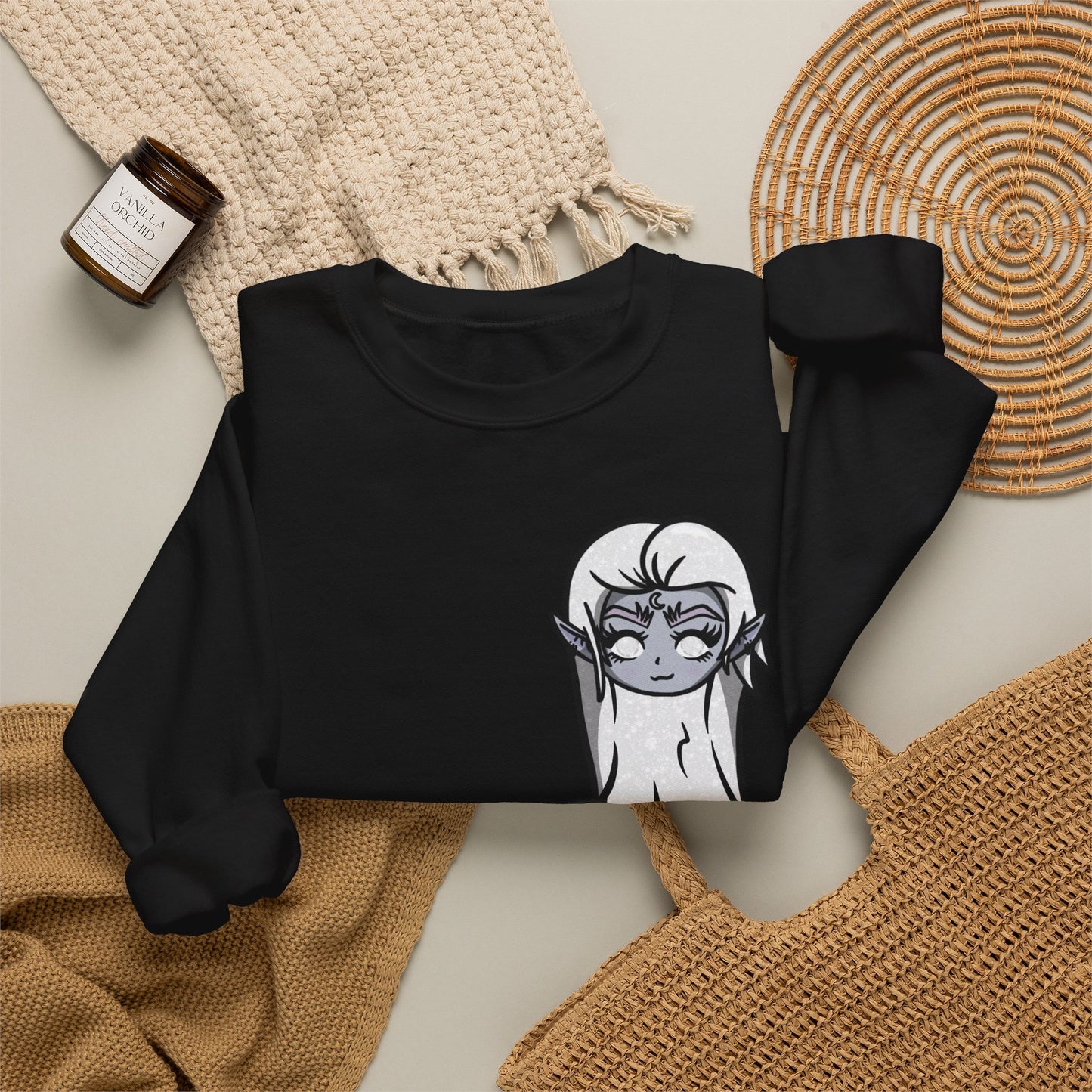 Amaris the Moon Fairy Crewneck Sweatshirt