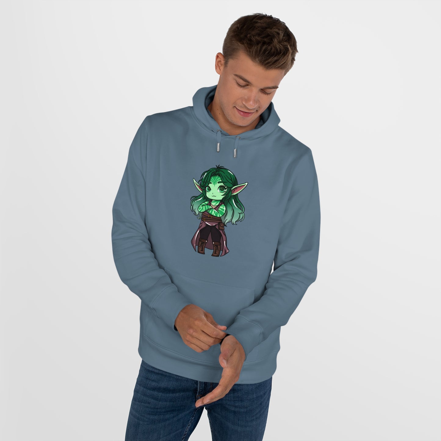 Anu Nnaki | Hoodie Pullover | Chitin Nature
