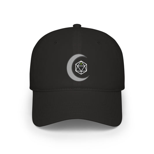 Amaris Crescent Moon D20 Baseball Cap —