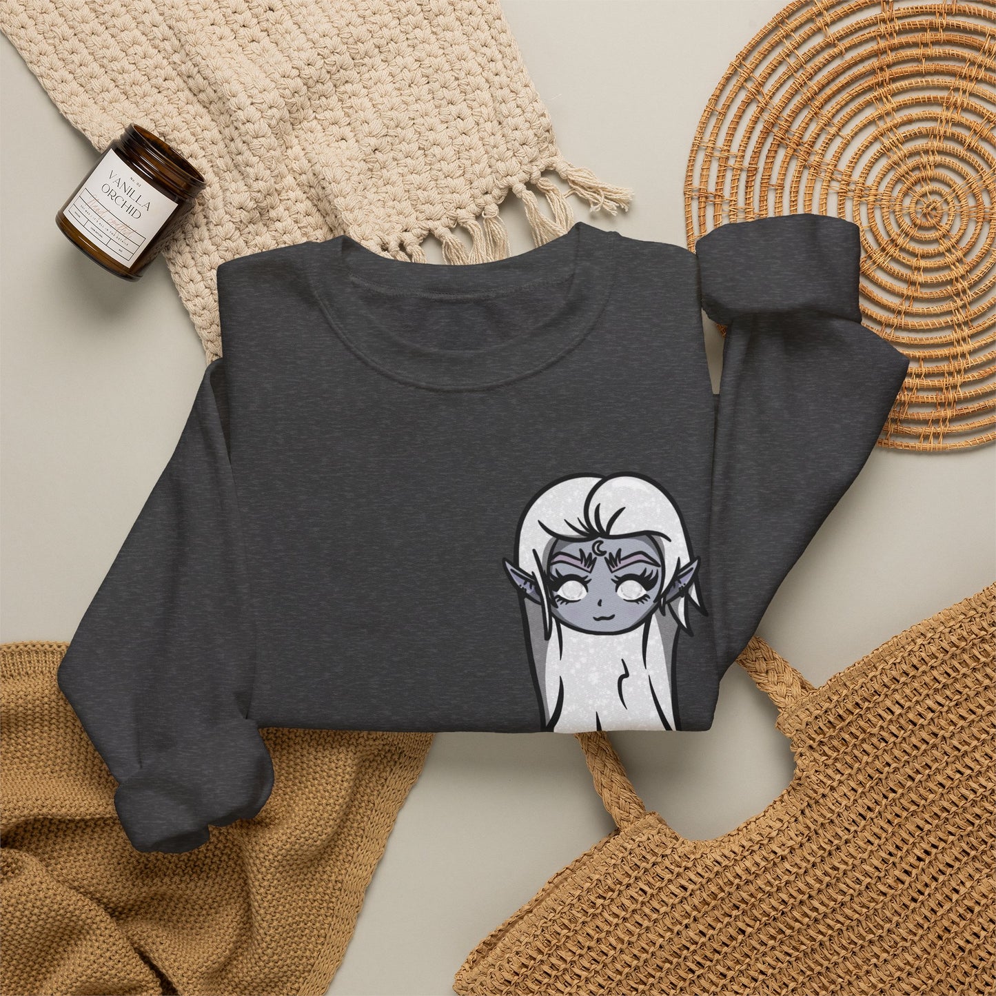 Amaris the Moon Fairy Crewneck Sweatshirt