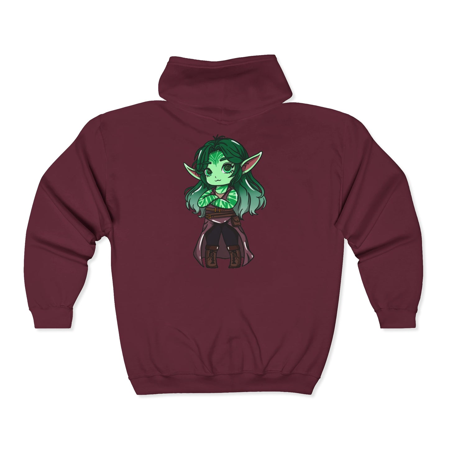 Anu Nnaki | Zip Up Hoodie | Chitin Nature