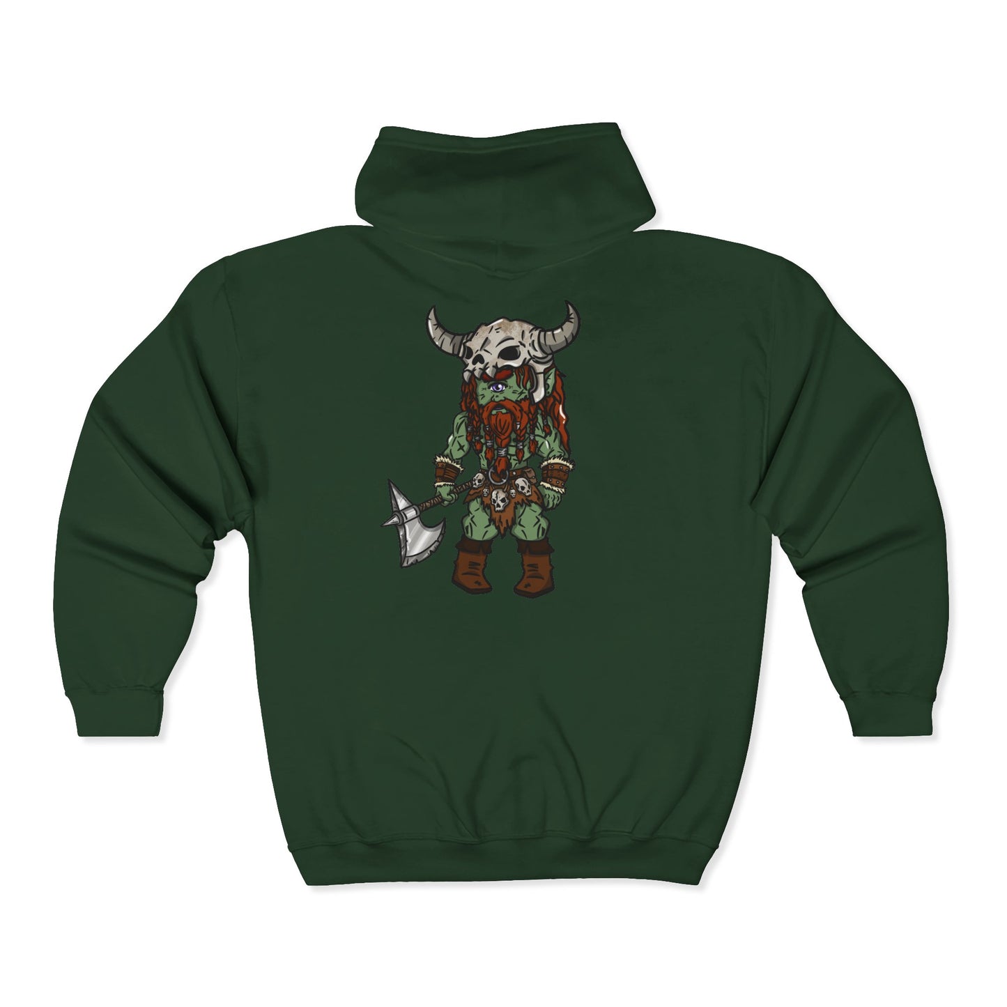 Brog Skull-Basher | Zip Up Hoodie | Chitin Nature