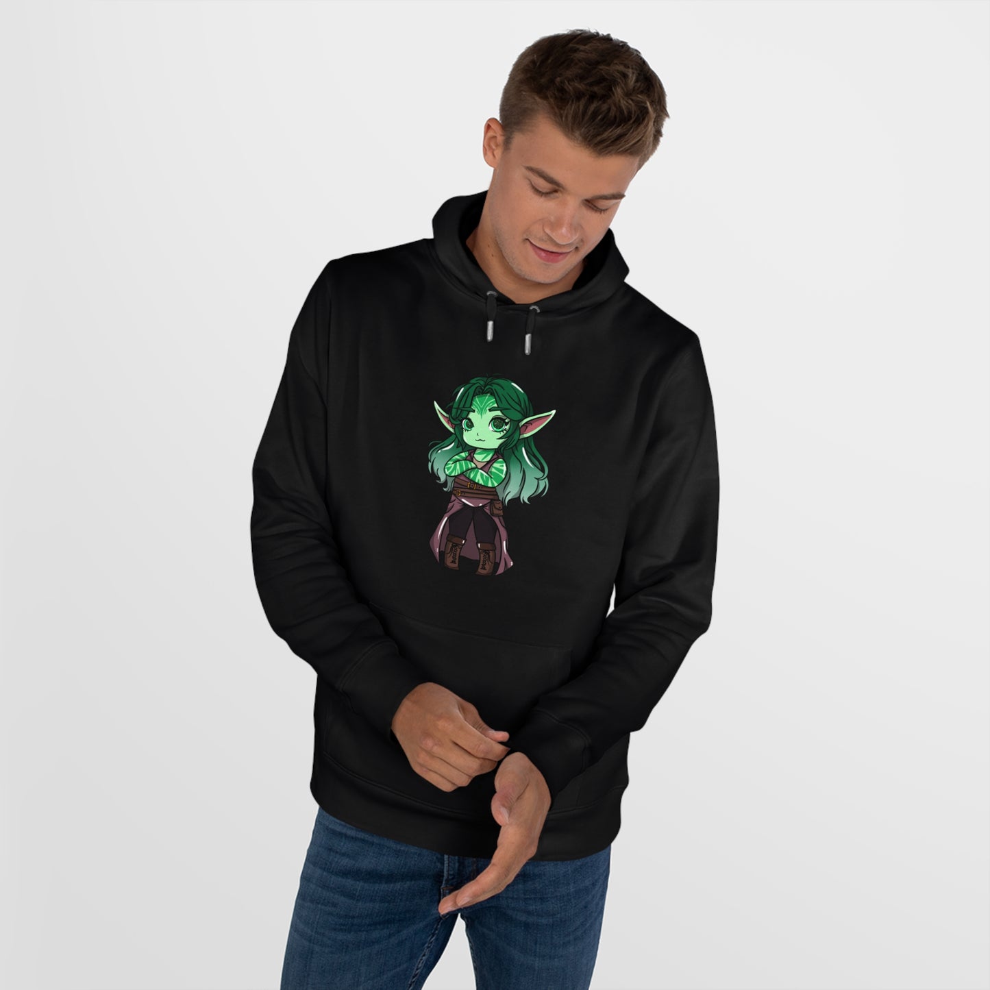 Anu Nnaki | Hoodie Pullover | Chitin Nature