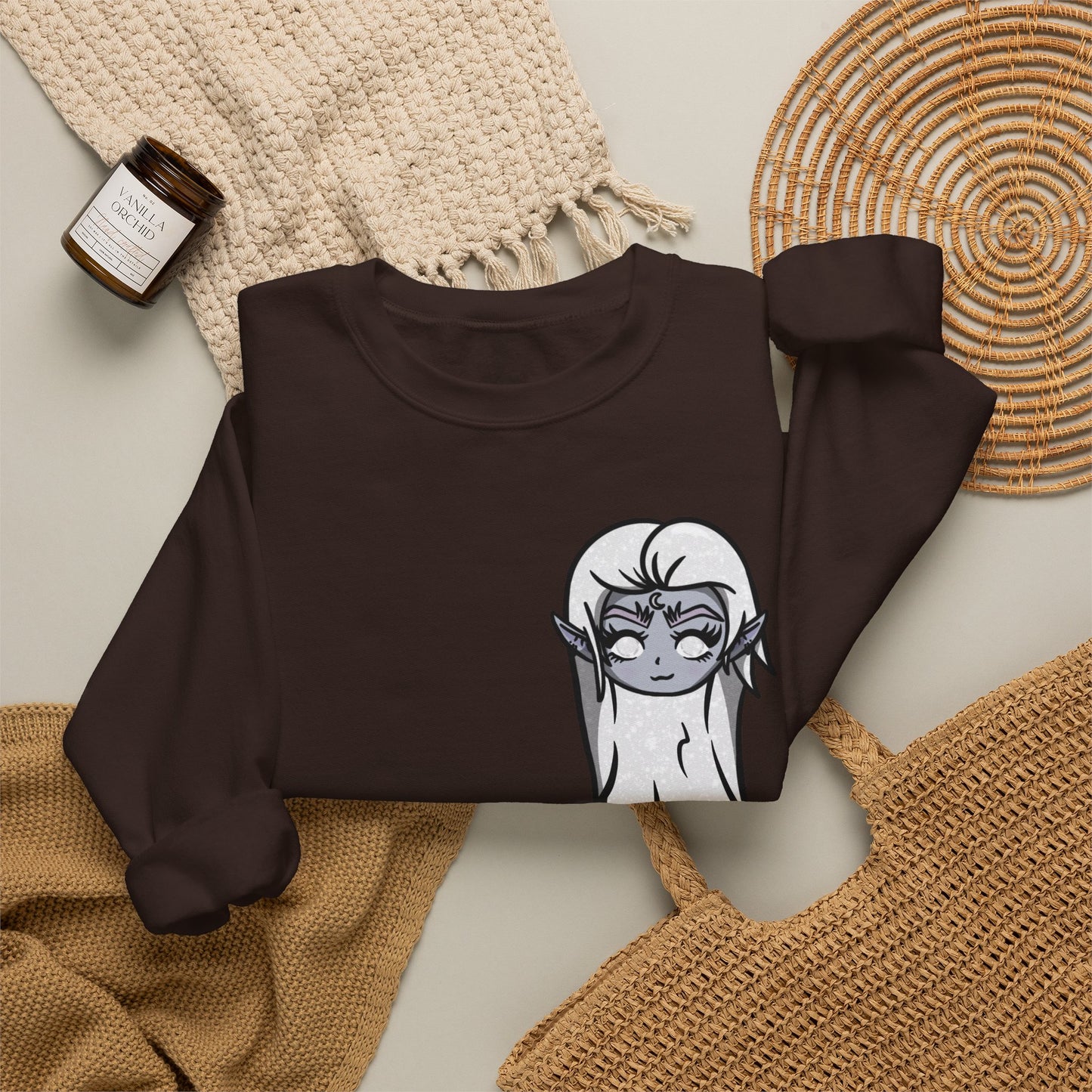Amaris the Moon Fairy Crewneck Sweatshirt