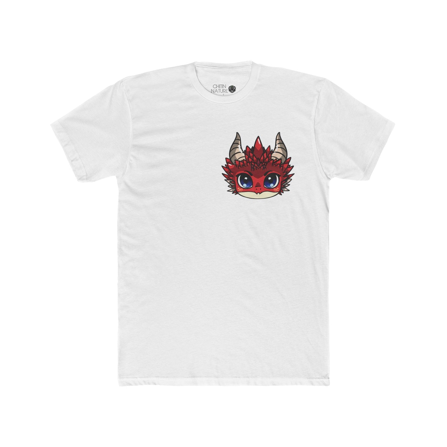 Ancalagor the Red T‑Shirt — Ancalagor Chest Patch & Back Wings Graphic Tee