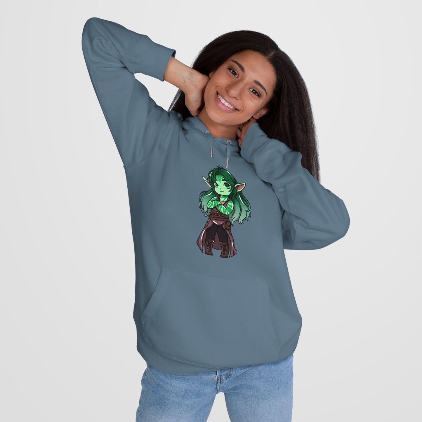 Anu Nnaki | Hoodie Pullover | Chitin Nature