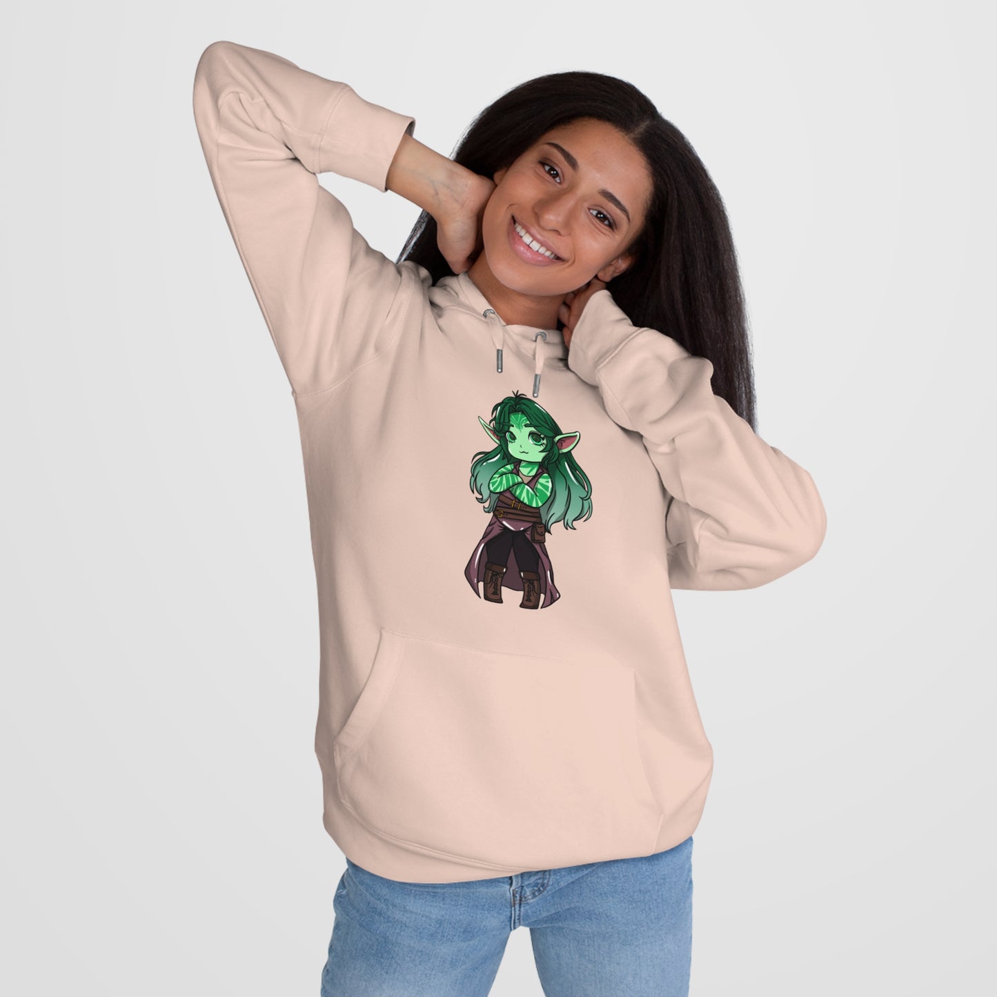 Anu Nnaki | Hoodie Pullover | Chitin Nature