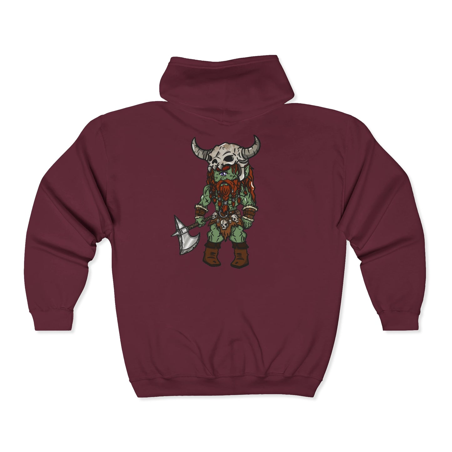 Brog Skull-Basher | Zip Up Hoodie | Chitin Nature