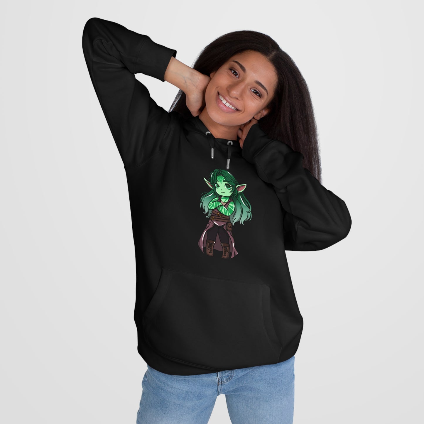 Anu Nnaki | Hoodie Pullover | Chitin Nature