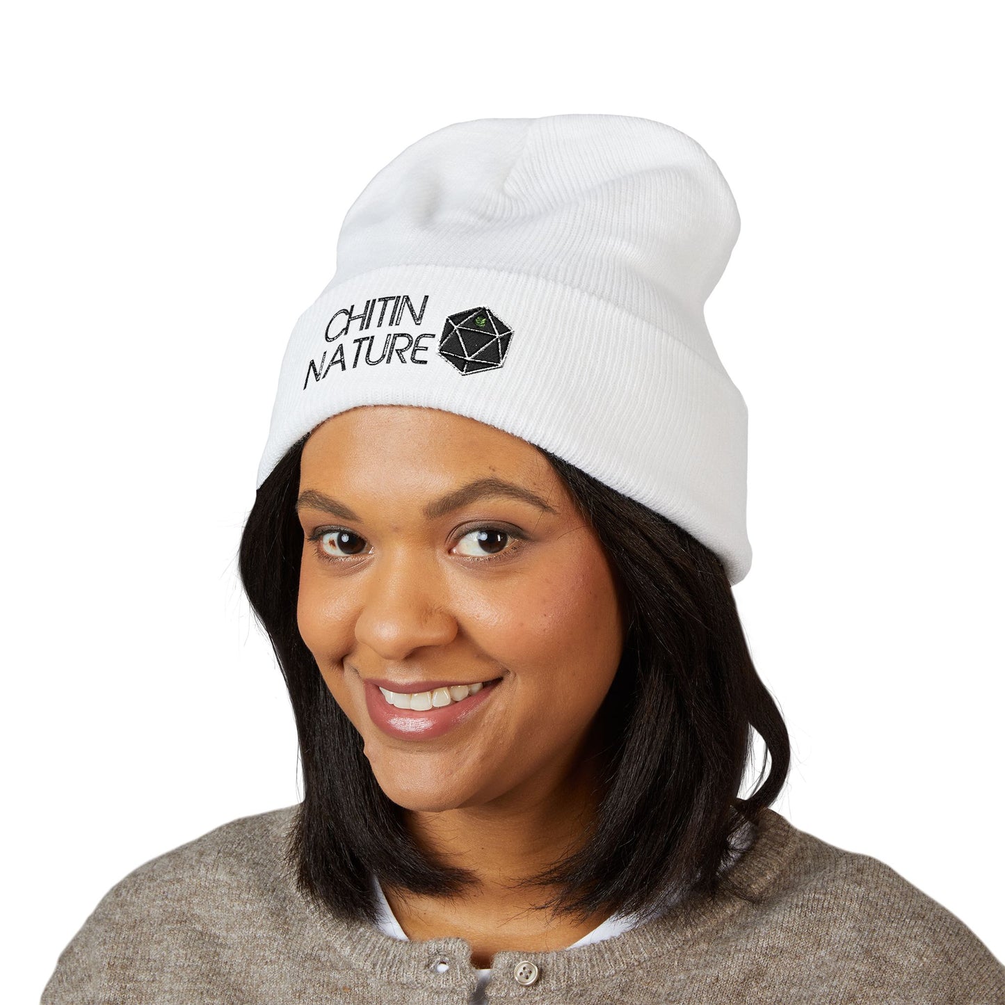 Chitin Nature Embroidered Beanie