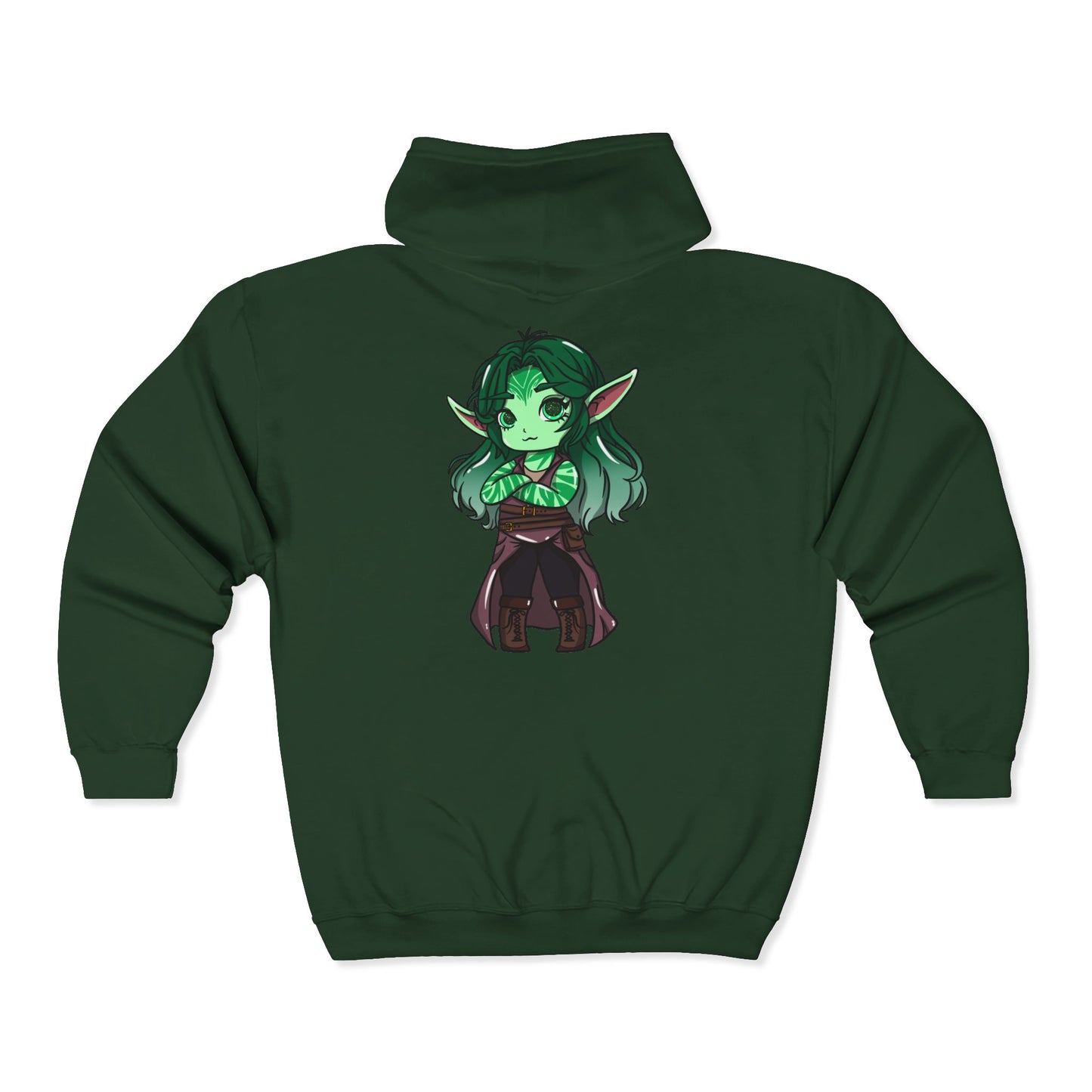 Anu Nnaki | Zip Up Hoodie | Chitin Nature