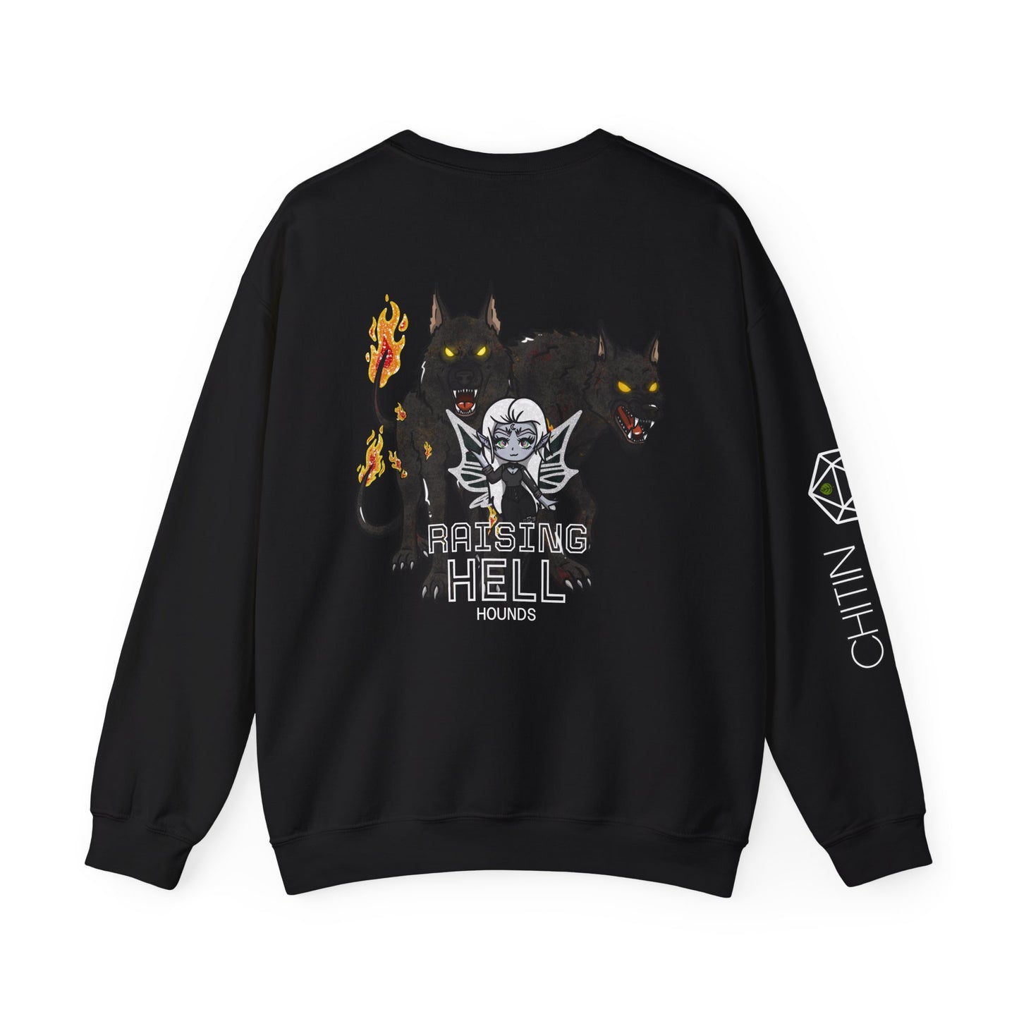 Amaris Raising Hell Hounds Crewneck Sweatshirt