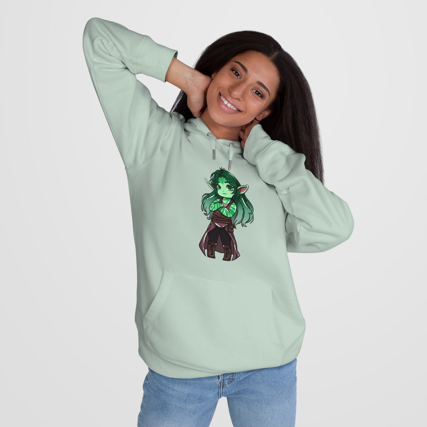 Anu Nnaki | Hoodie Pullover | Chitin Nature