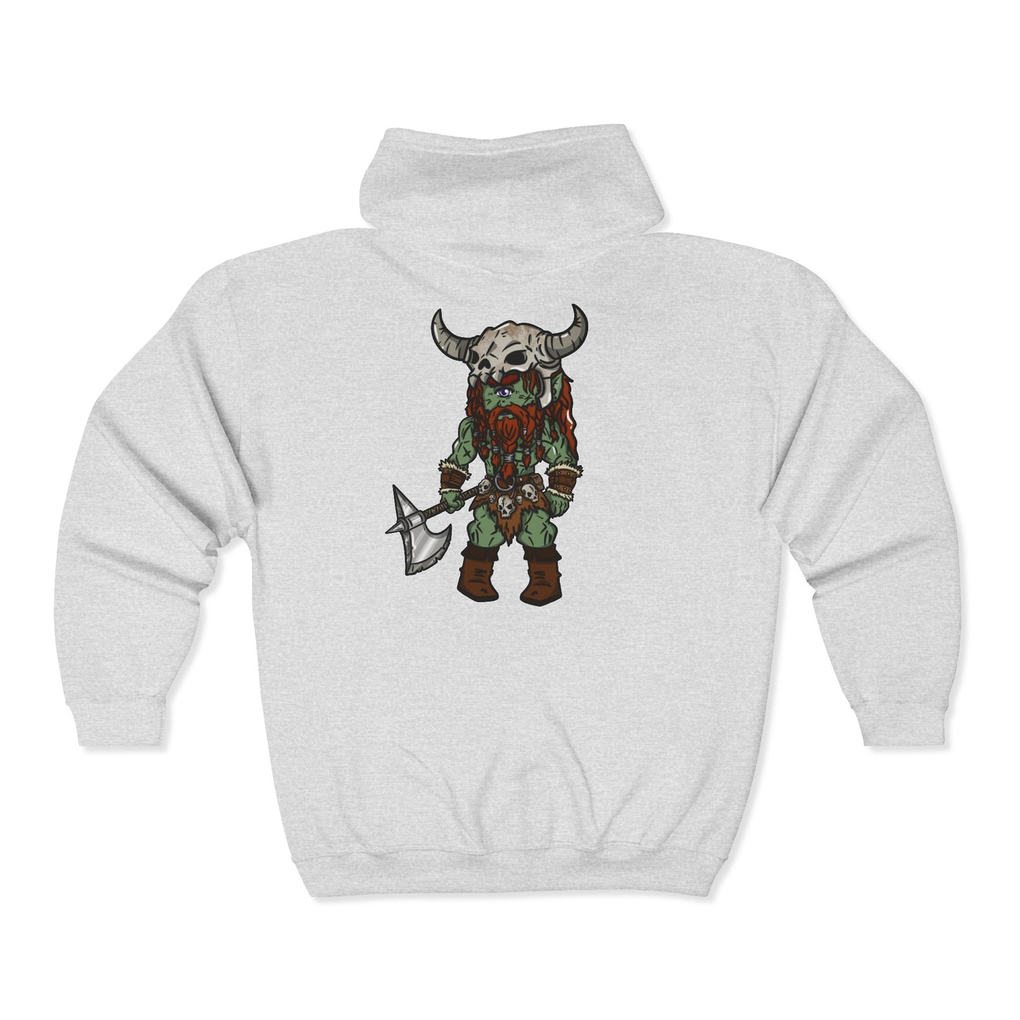 Brog Skull-Basher | Zip Up Hoodie | Chitin Nature