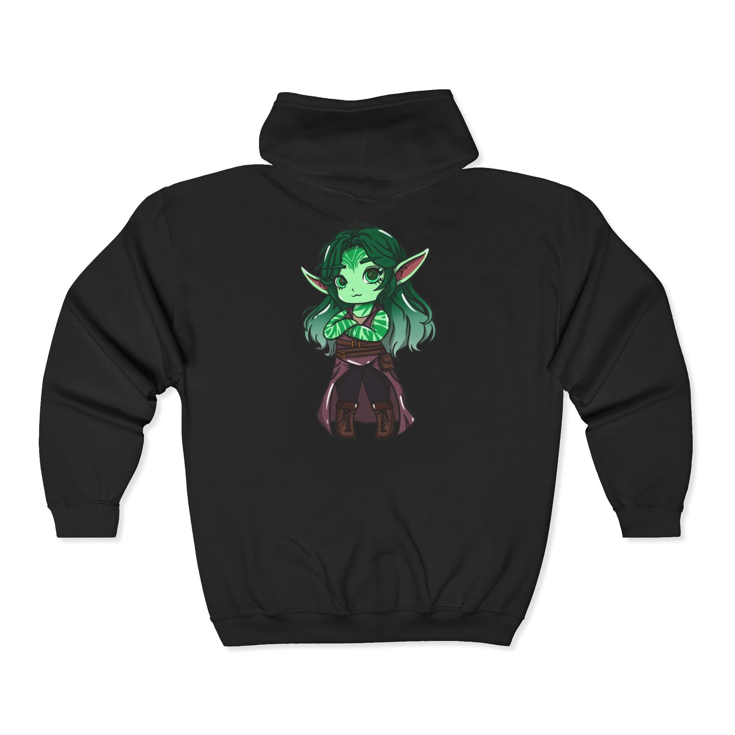 Anu Nnaki | Zip Up Hoodie | Chitin Nature