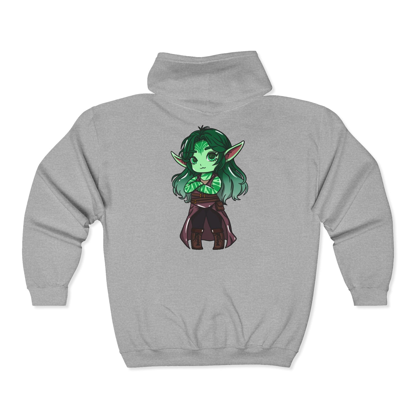 Anu Nnaki | Zip Up Hoodie | Chitin Nature