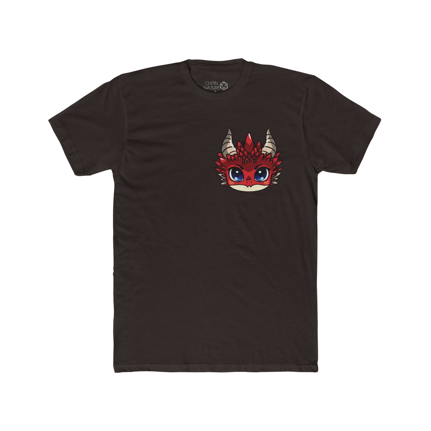 Ancalagor the Red T‑Shirt — Ancalagor Chest Patch & Back Wings Graphic Tee