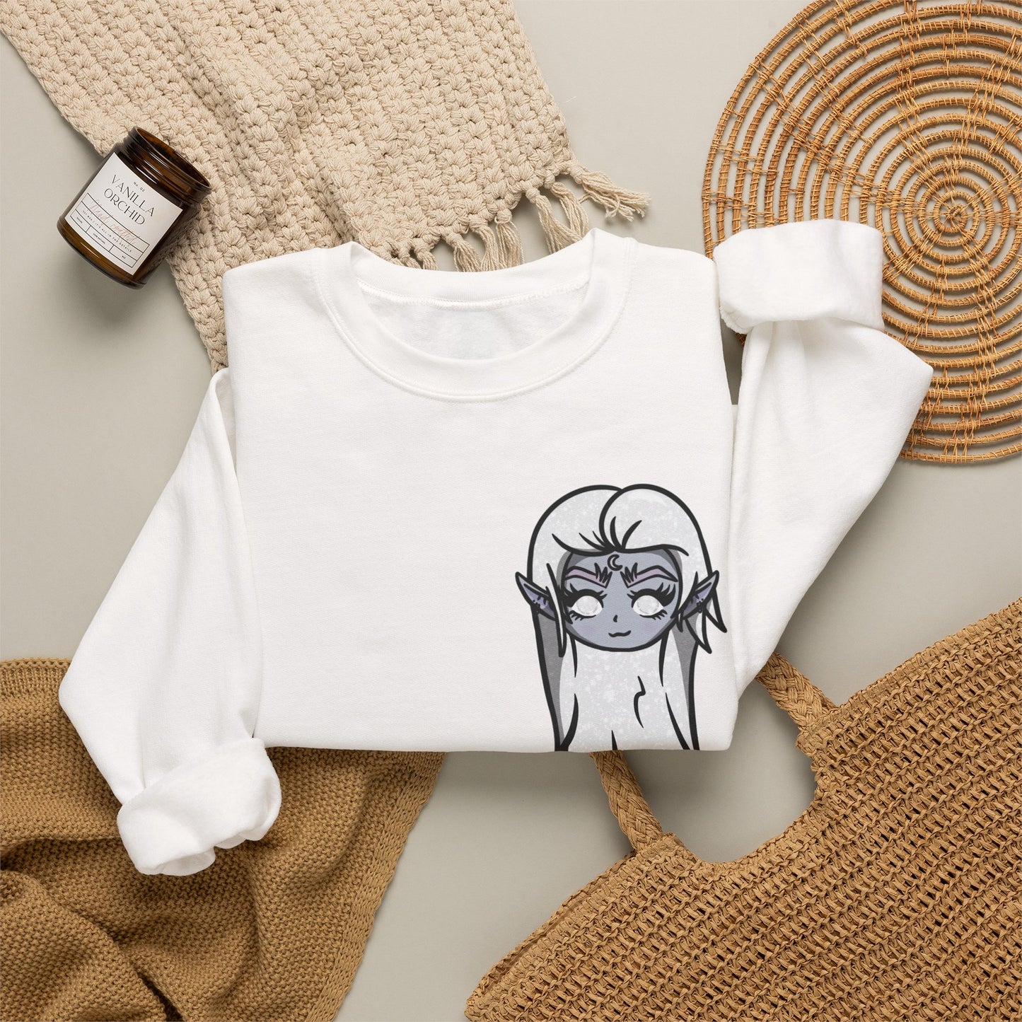 Amaris the Moon Fairy Crewneck Sweatshirt