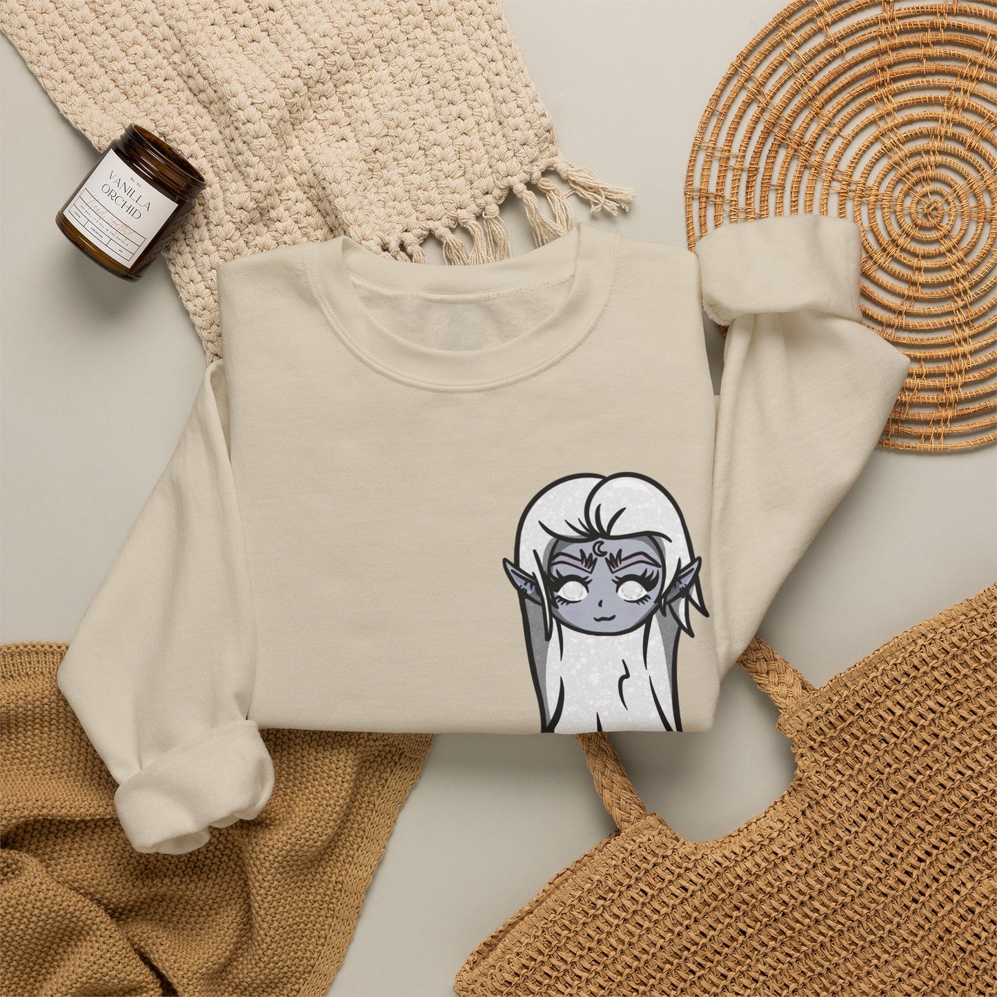 Amaris the Moon Fairy Crewneck Sweatshirt