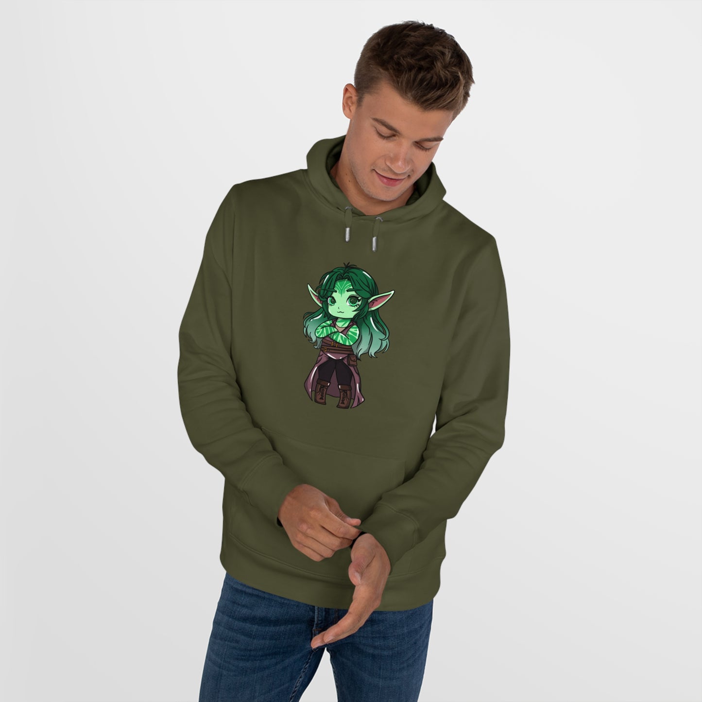 Anu Nnaki | Hoodie Pullover | Chitin Nature