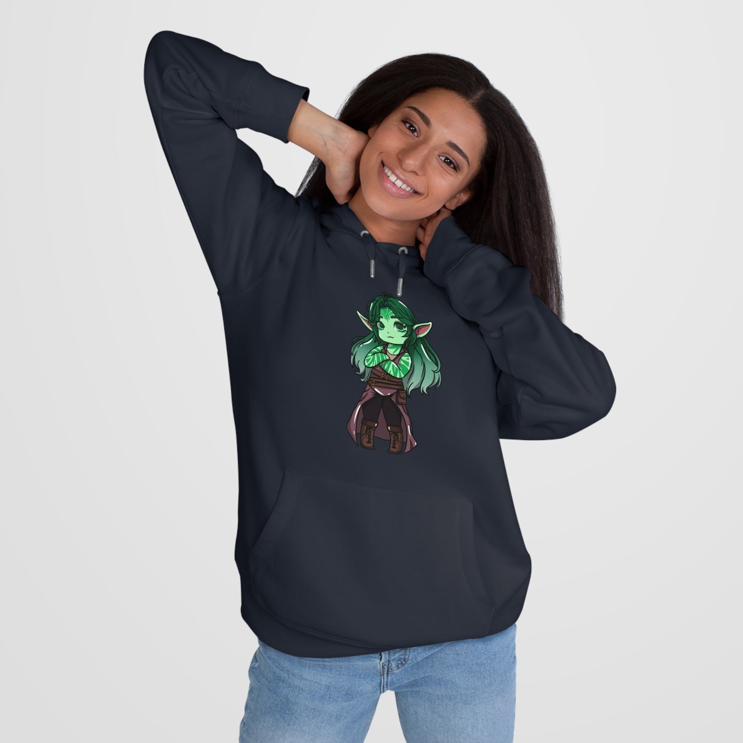 Anu Nnaki | Hoodie Pullover | Chitin Nature