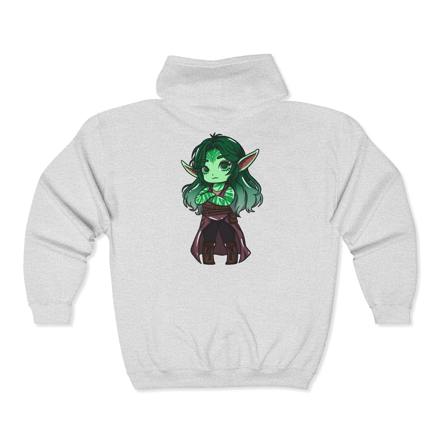 Anu Nnaki | Zip Up Hoodie | Chitin Nature