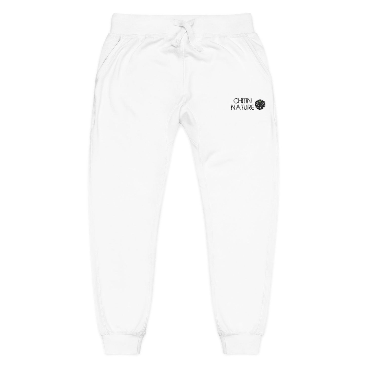 Embroidered Chitin Nature Sweatpants — Fleece Joggers