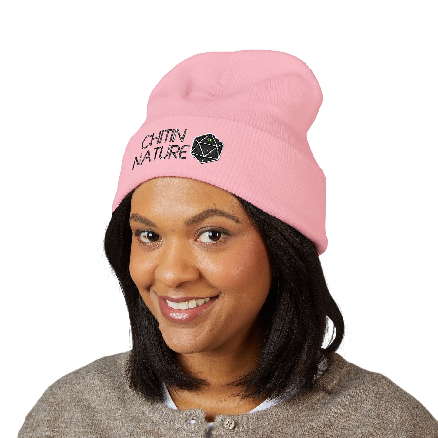 Chitin Nature Embroidered Beanie
