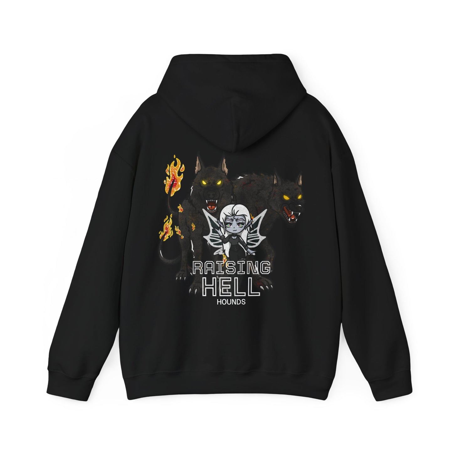 Hoodie — Raising Hell Hounds Graphic Hoodie (Amaris & Hell Hound Design)