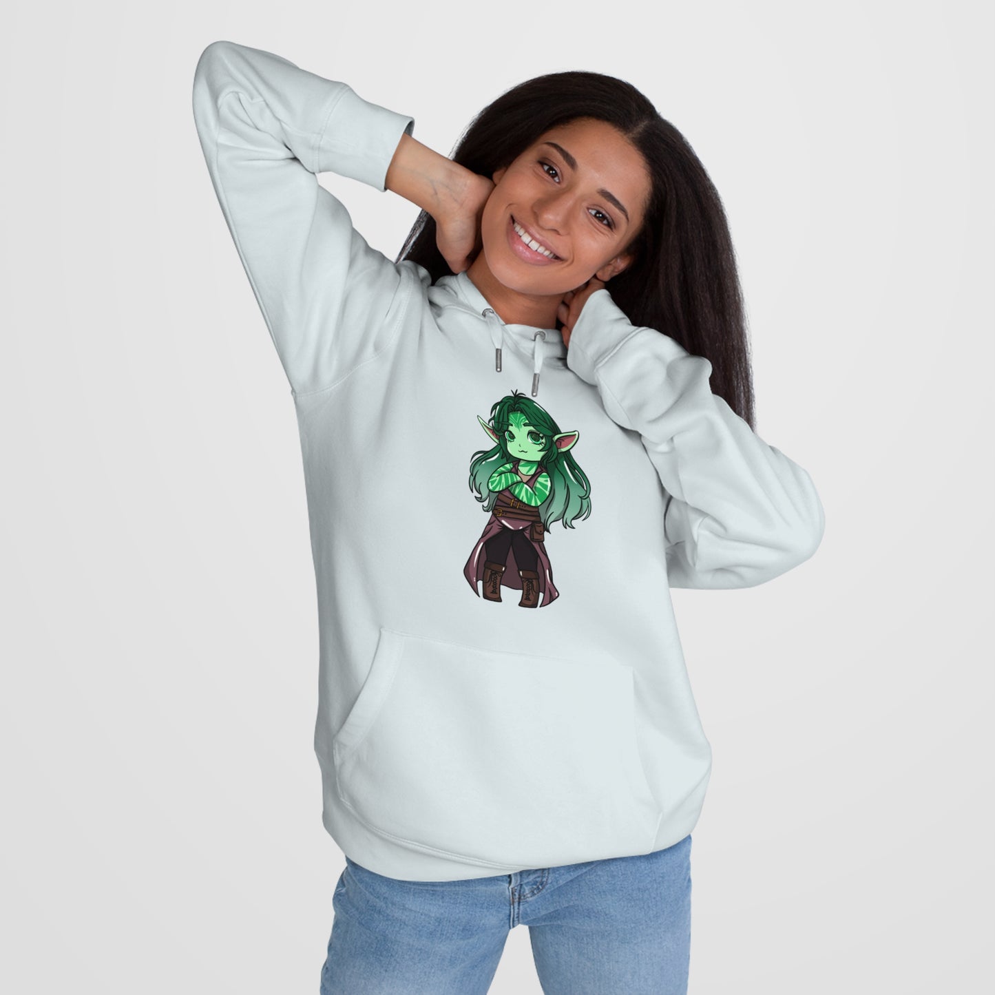 Anu Nnaki | Hoodie Pullover | Chitin Nature