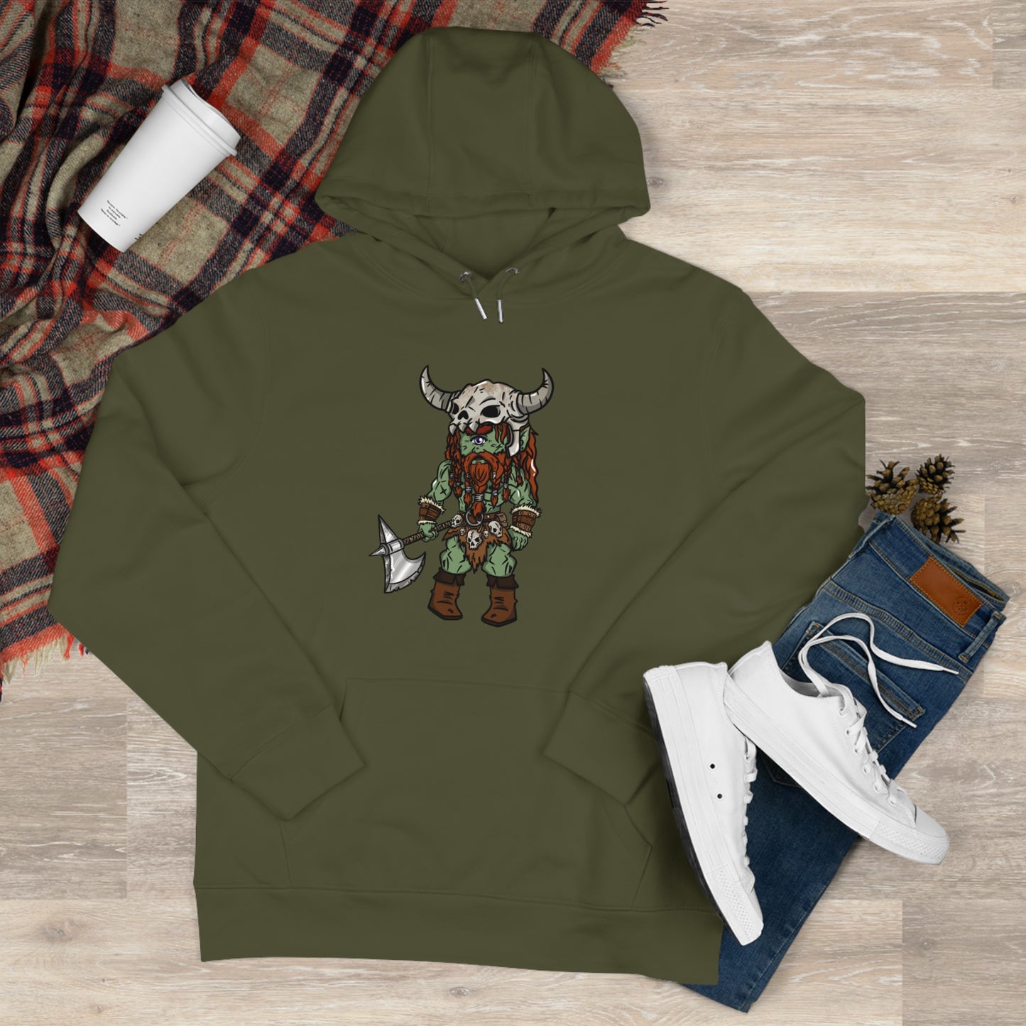 Brog Skull-Basher | Hoodie Pullover | Chitin Nature