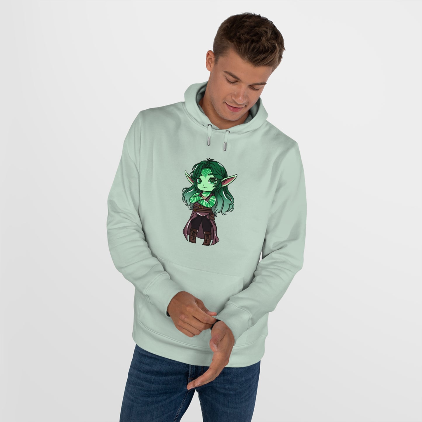 Anu Nnaki | Hoodie Pullover | Chitin Nature