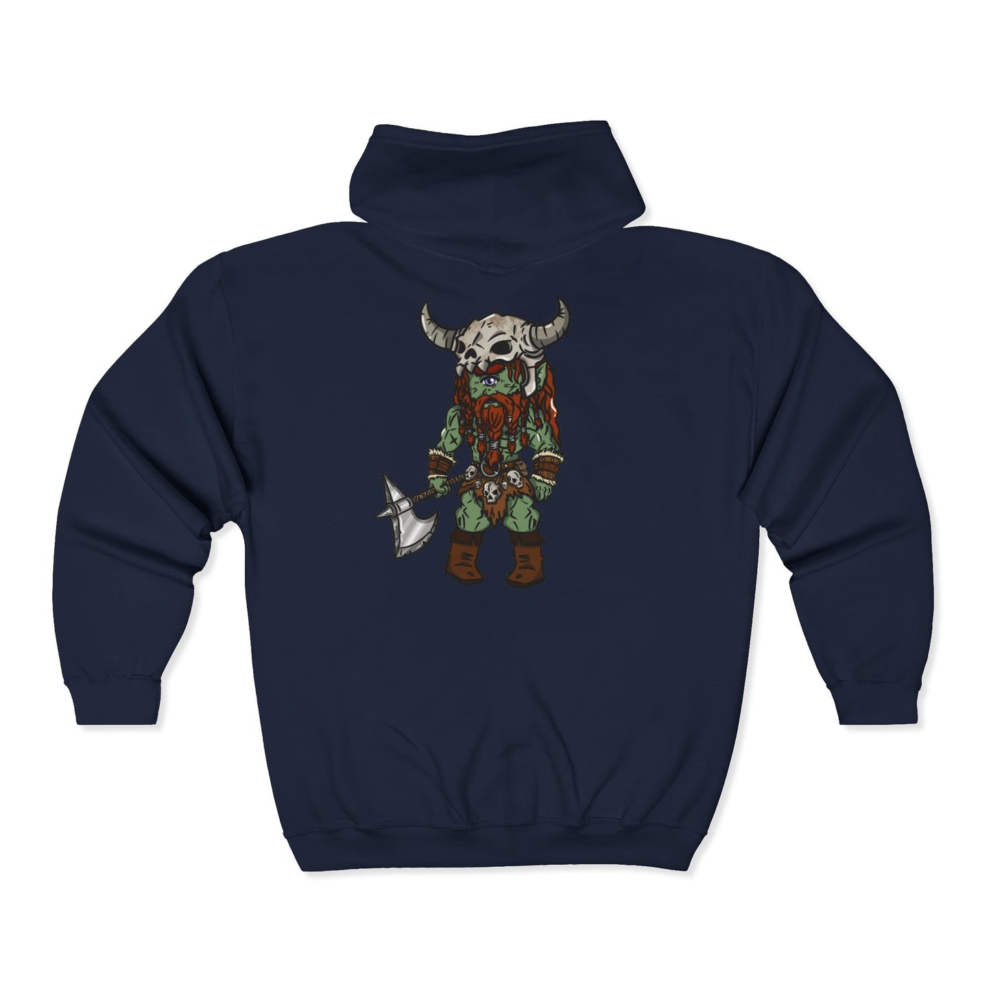 Brog Skull-Basher | Zip Up Hoodie | Chitin Nature