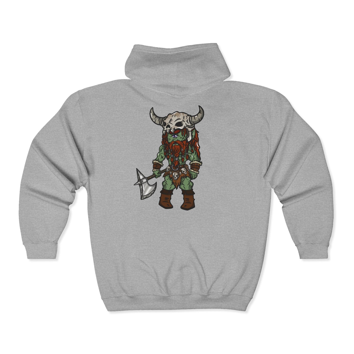 Brog Skull-Basher | Zip Up Hoodie | Chitin Nature