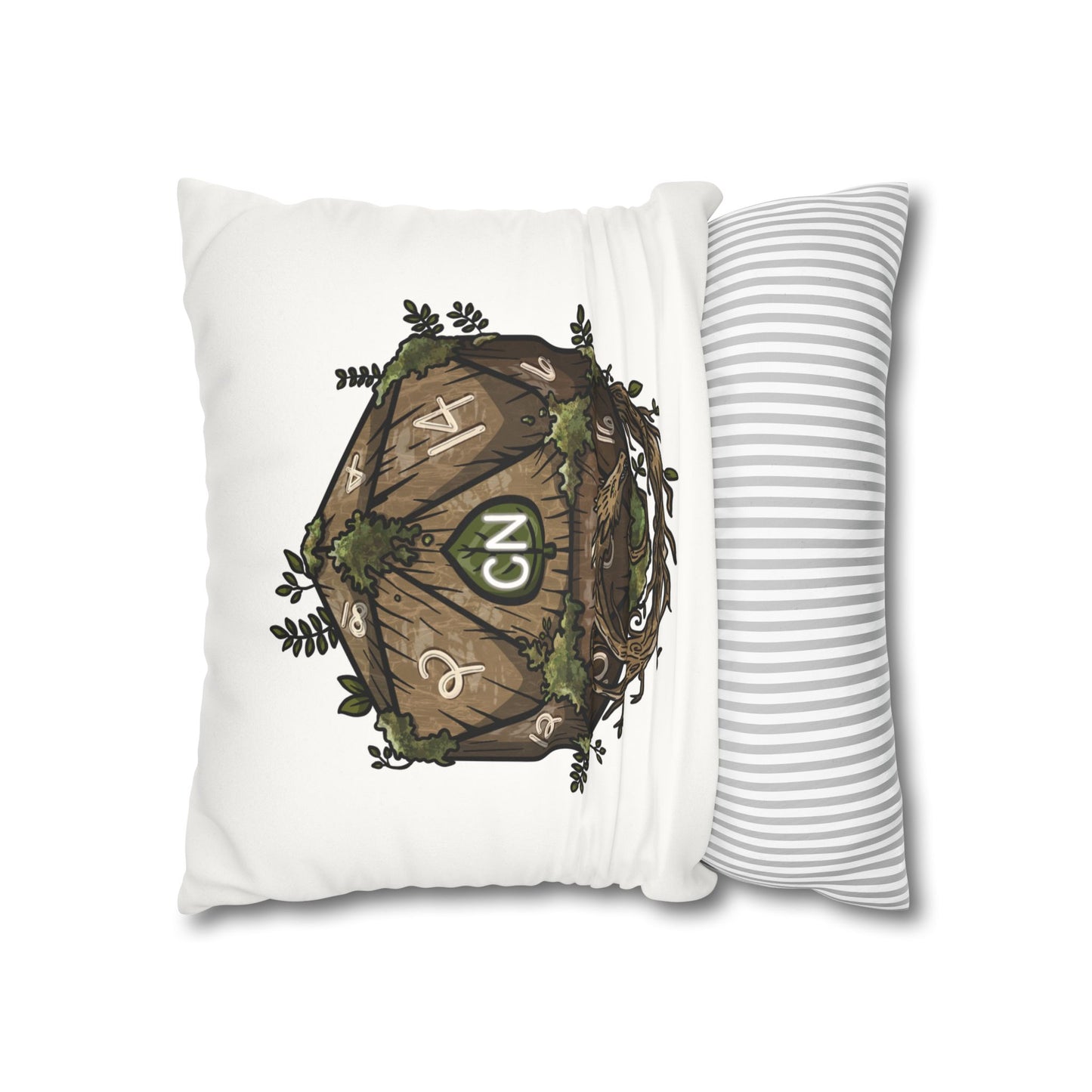 Anu Nnaki | Faux Suede Square Pillowcase Throw Pillow - (Pillow not include) | Chitin Nature