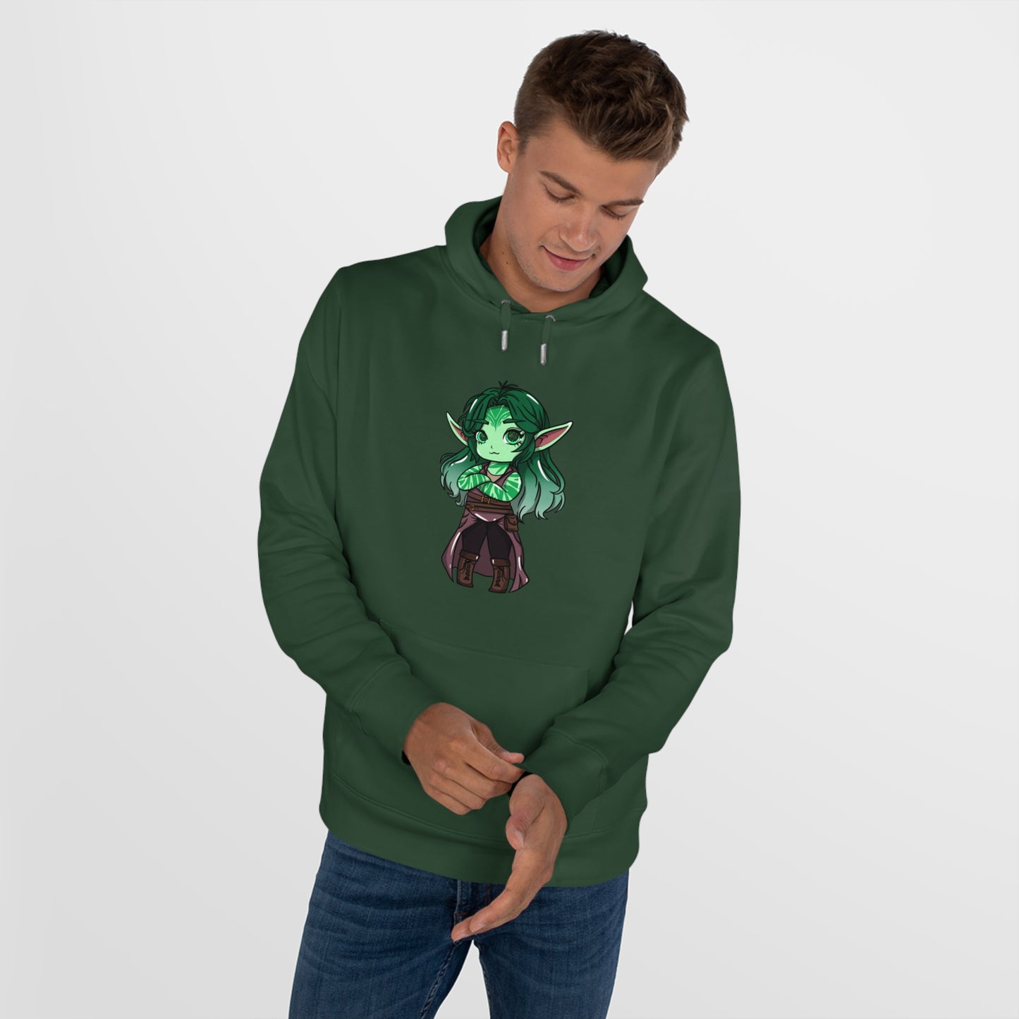 Anu Nnaki | Hoodie Pullover | Chitin Nature