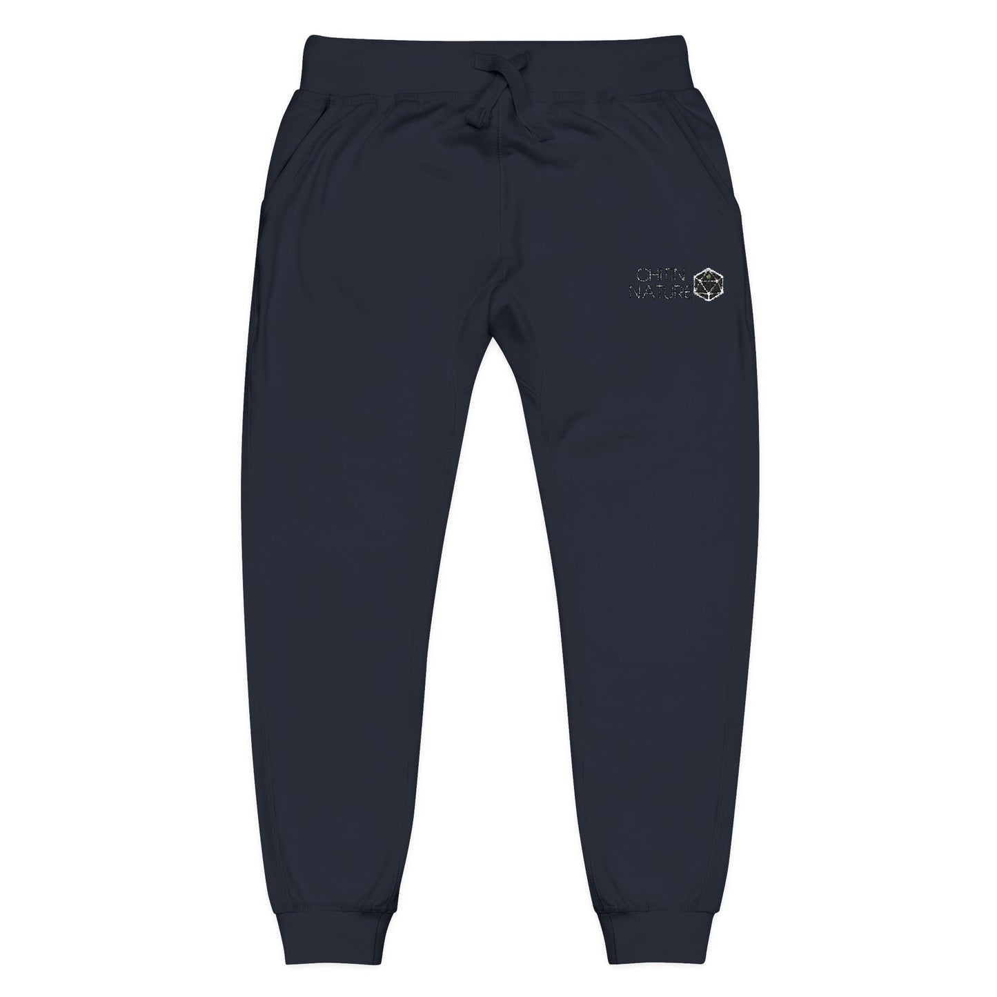 Embroidered Chitin Nature Sweatpants — Fleece Joggers
