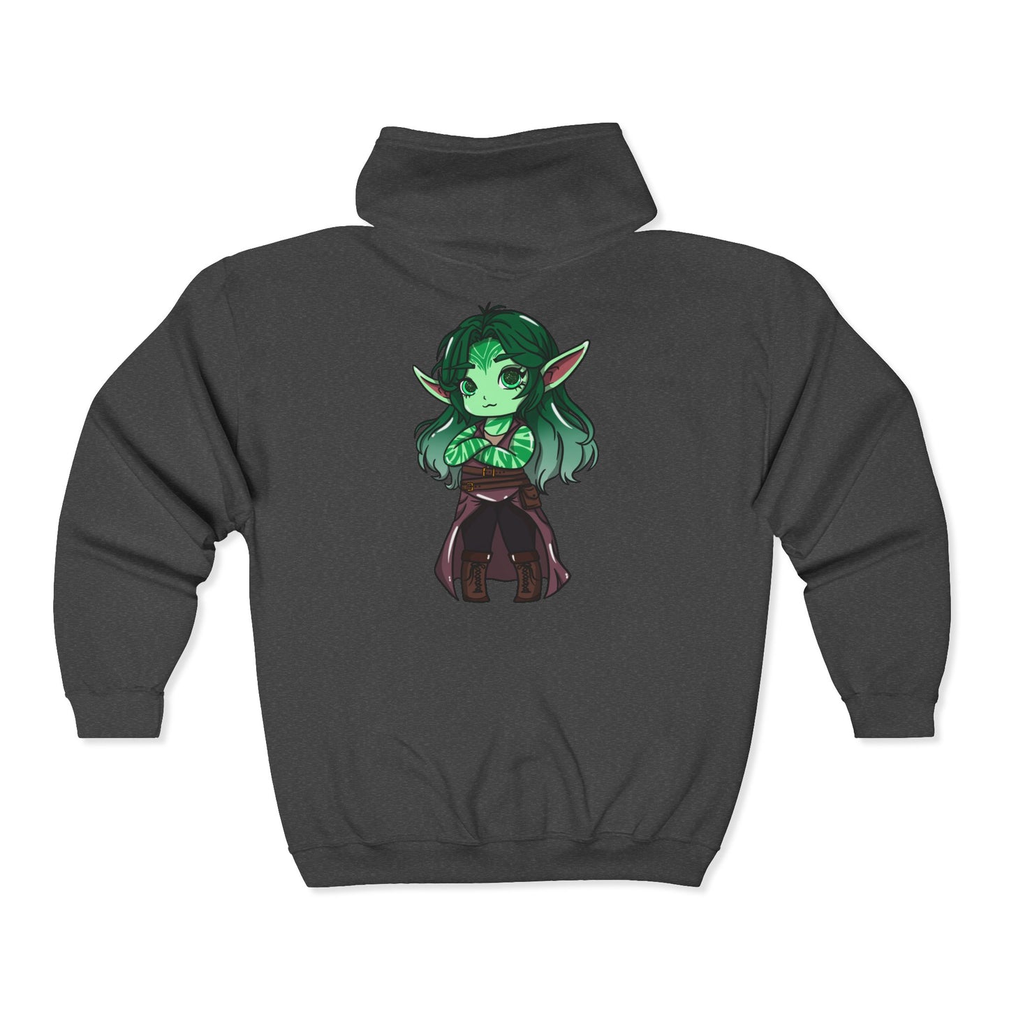 Anu Nnaki | Zip Up Hoodie | Chitin Nature