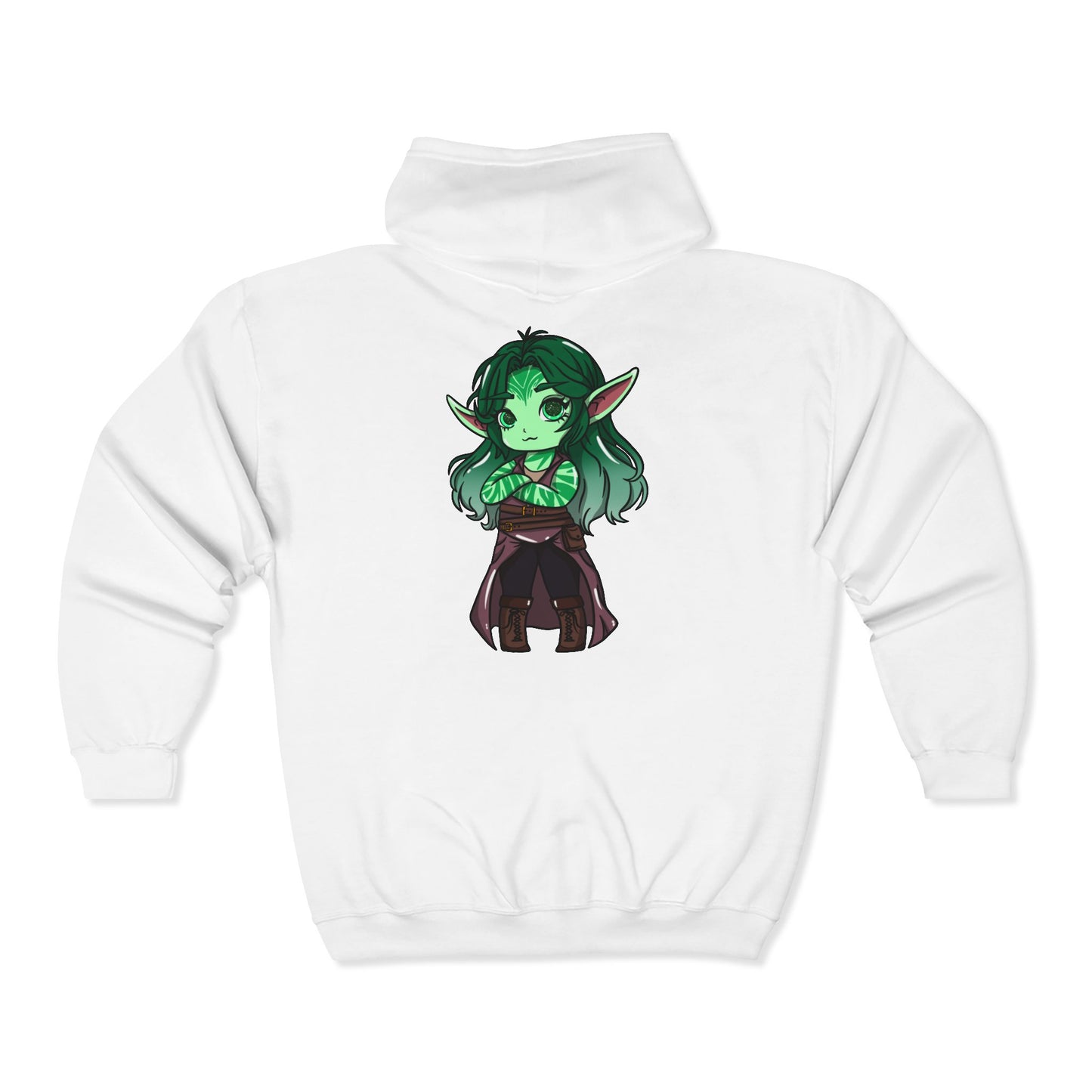 Anu Nnaki | Zip Up Hoodie | Chitin Nature